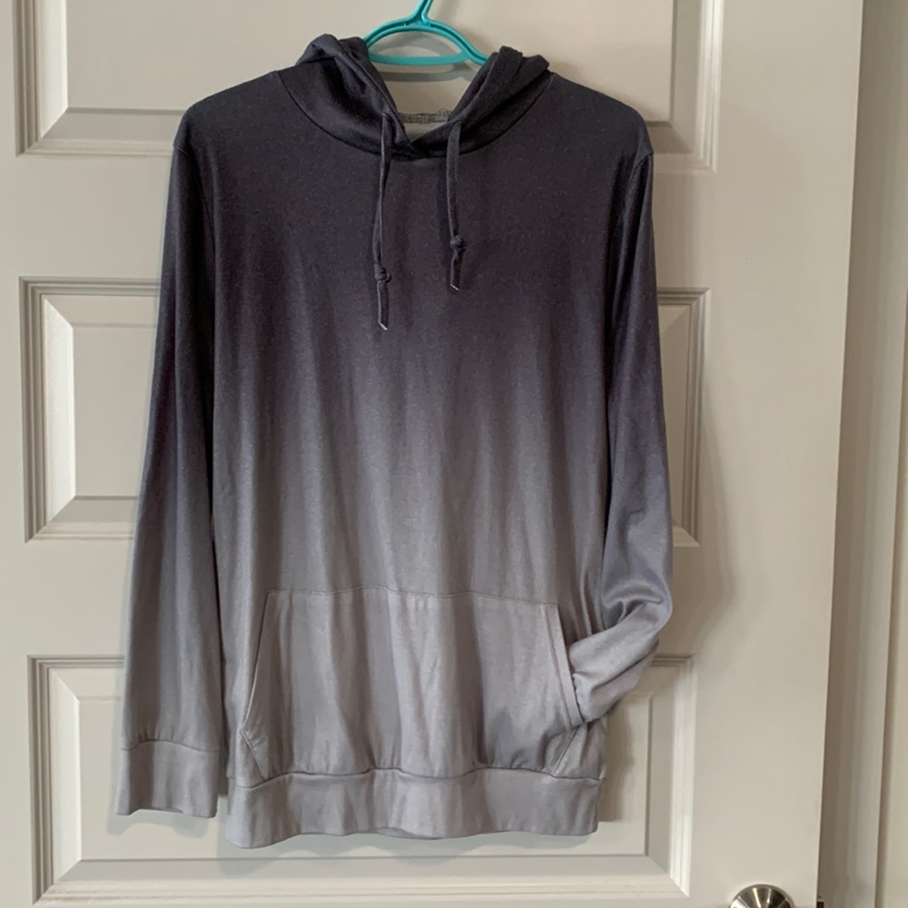 Womens faded gray hoodie